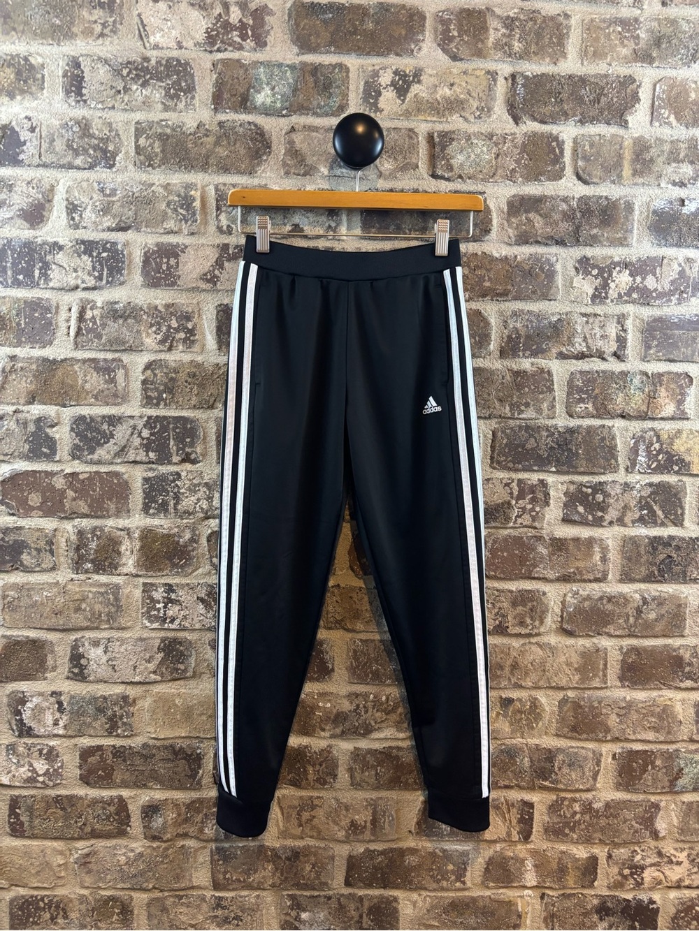 adidas Black Jogger Sweatpants Girls M 10-12